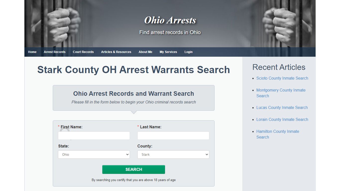Stark County OH Arrest Warrants Search - Ohio Arrests